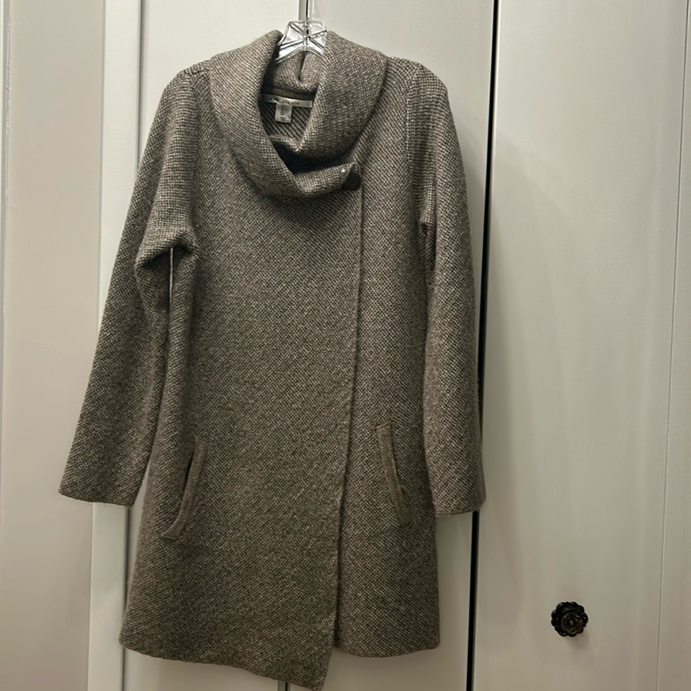 Max Studio shawl collar sweater coat. Size Large